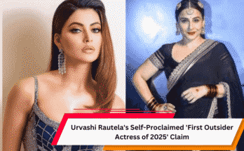 Urvashi Rautela's 'First Outsider Actress of 2025' Claim