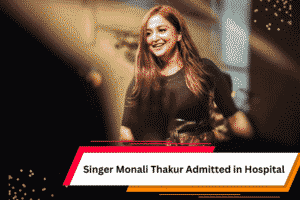 Singer Monali Thakur Stop her concert midway Due to breathing difficulties.